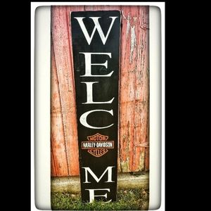 Wooden Harley Davidson 4 Foot Porch Sign